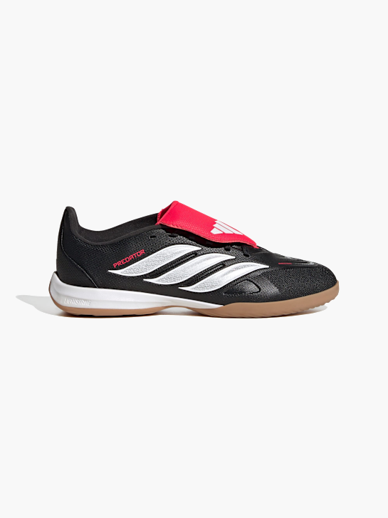 adidas Predator League Kids Fußballschuh, Hallenböden, umschlagbare Zunge Schwarz 169105 1