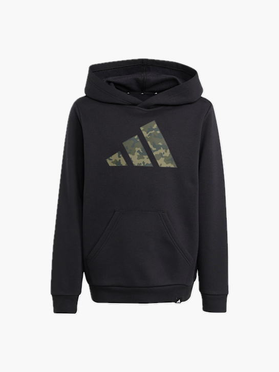 adidas Kapuzenpullover mit Camouflage-Grafik für Kinder Schwarz 132048 1