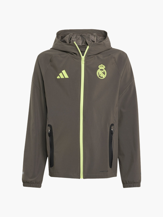 adidas Real Madrid Tiro 25 Competition Vis Tech Travel Kids Jacke Grau 141198 1
