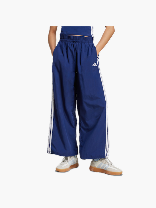 adidas Essentials 3-Streifen Lifestyle Woven Parachute Hose Blau 132646 2