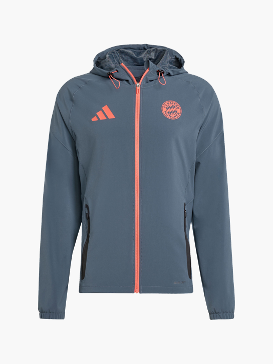 adidas FC Bayern Tiro 25 Competition Vis Tech Travel Jacke Grau 141279 1