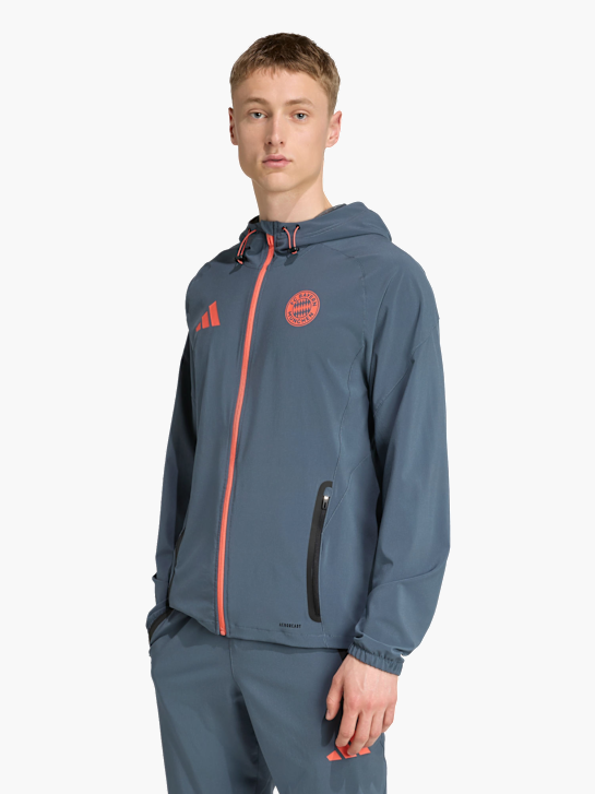 adidas FC Bayern Tiro 25 Competition Vis Tech Travel Jacke Grau 141279 2