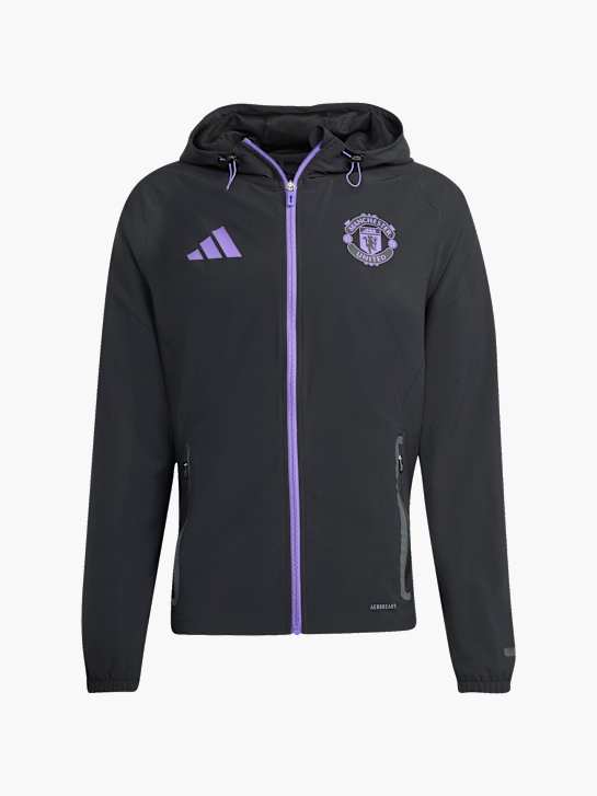 adidas Manchester United Tiro 25 Competition Vis Tech Travel Jacke Schwarz 141218 1
