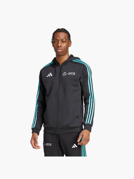 adidas MERCEDES - AMG PETRONAS FORMULA ONE TEAM DNA KAPUZENJACKE Schwarz 131667 2