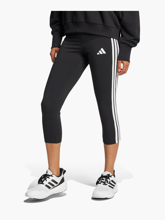 adidas Essentials 3-Streifen 3/4-Leggings Schwarz 141560 2