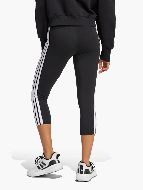 adidas Essentials 3-Streifen 3/4-Leggings Schwarz 141560 3