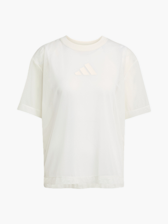 adidas Soft Lux Mesh T-Shirt Weiß 132088 1