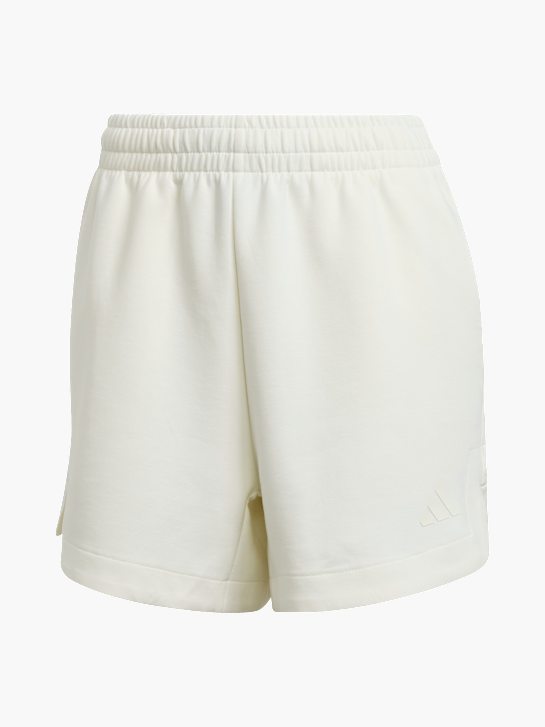 adidas Soft Lux Shorts, locker geschnitten Weiß 156323 1