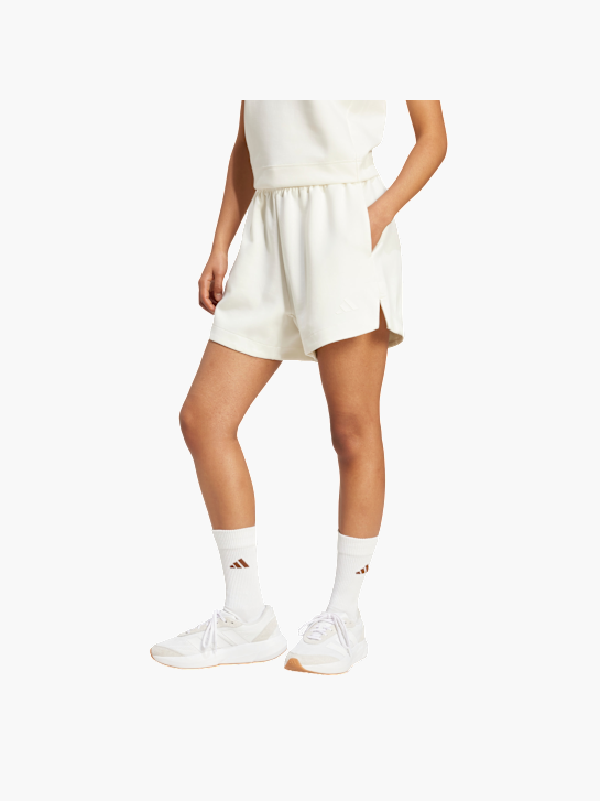 adidas Soft Lux Shorts, locker geschnitten Weiß 156323 2