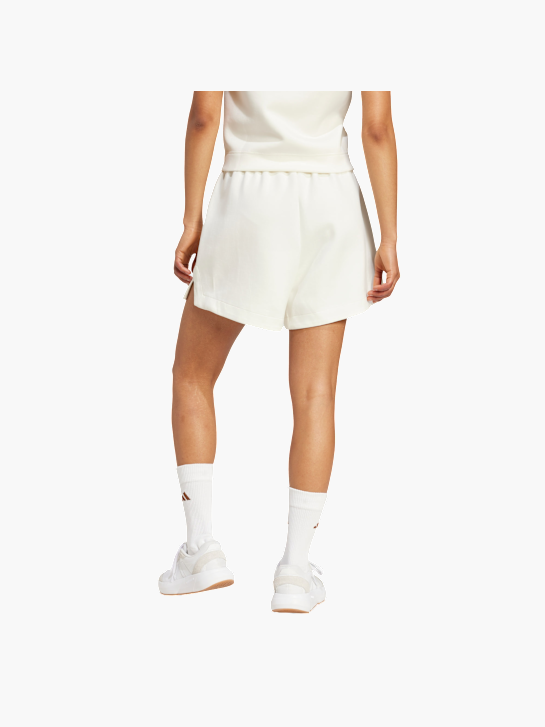 adidas Soft Lux Shorts, locker geschnitten Weiß 156323 3