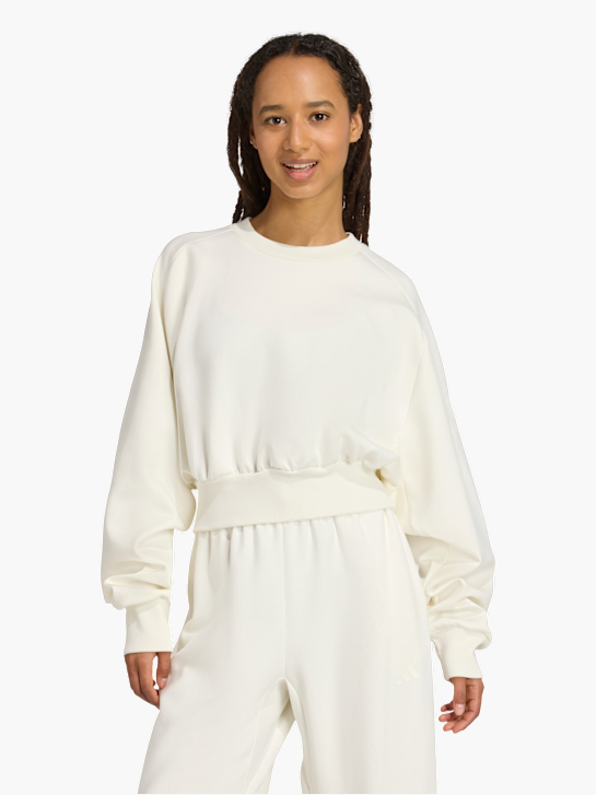 adidas Weiches Lux Loose Sweatshirt Weiß 142279 2