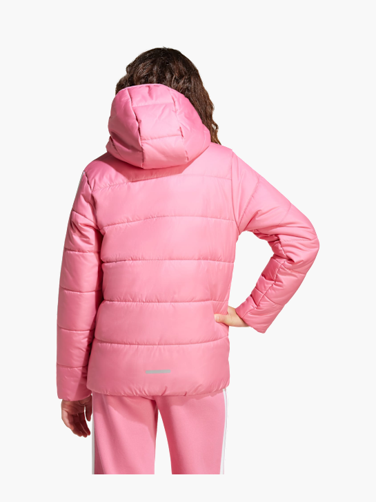 adidas Essentials 3-Streifen gefütterte Kinderjacke Pink 142225 3
