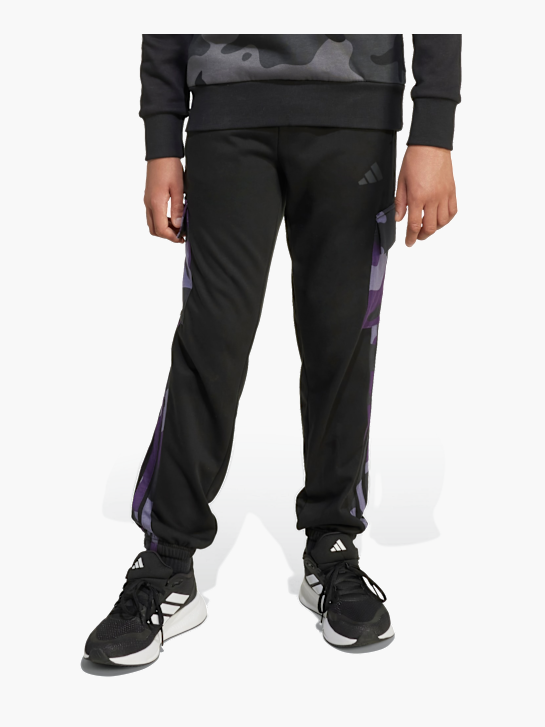 adidas Seasonal Essentials Camo French Terry Kids Cargohose Schwarz 142271 2