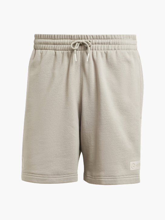 adidas MERCEDES-BENZ AMG PETRONAS FORMULA ONE TEAM PREMIUM SWEAT SHORTS Beige 141297 1