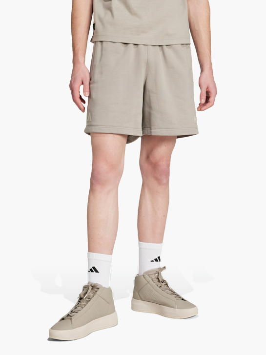 adidas MERCEDES-BENZ AMG PETRONAS FORMULA ONE TEAM PREMIUM SWEAT SHORTS Beige 141297 2