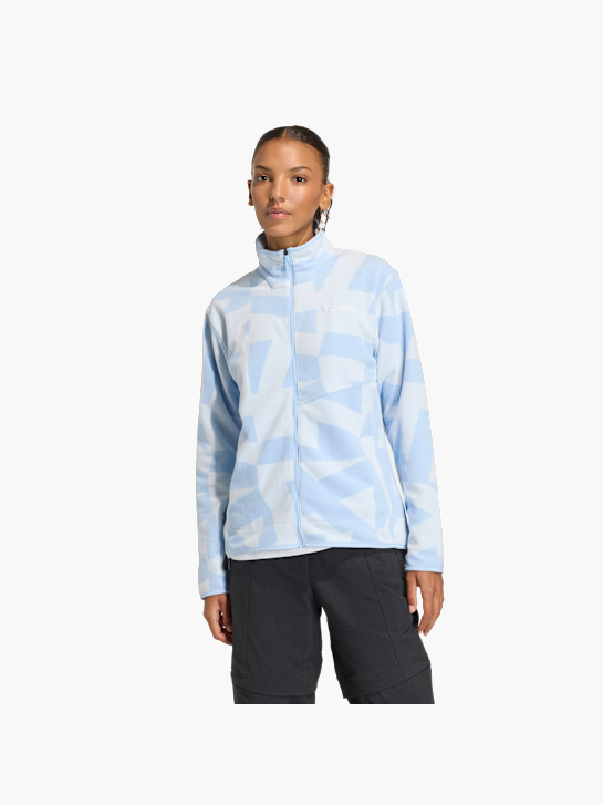 adidas Terrex Multi Printed Full-Zip Fleecejacke Blau 156225 2