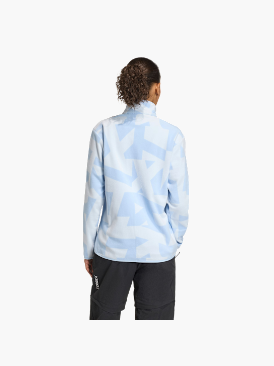 adidas Terrex Multi Printed Full-Zip Fleecejacke Blau 156225 3