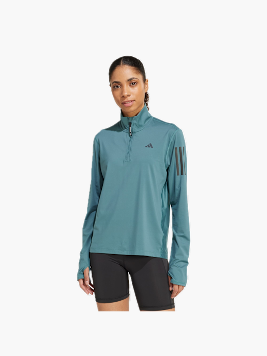 adidas Own the Run Half-Zip Oberteil Grün 131846 2