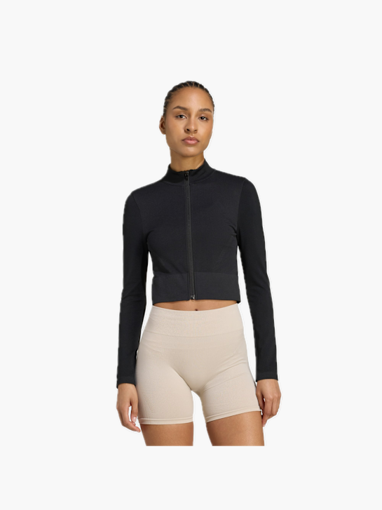 adidas Workout Essentials Strickjacke mit durchgehendem Reißverschluss Schwarz 133835 2