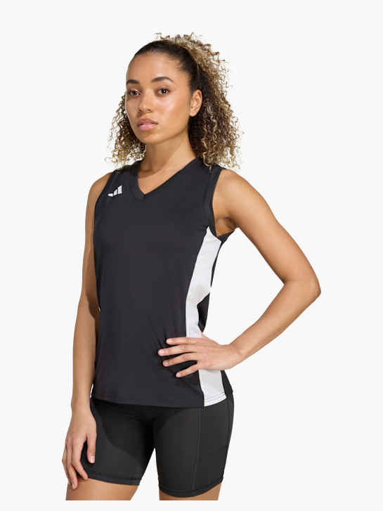 adidas Quickset ärmelloses Volleyballtrikot Schwarz 141271 2