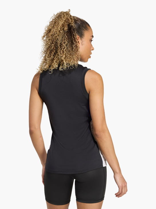 adidas Quickset ärmelloses Volleyballtrikot Schwarz 141271 3