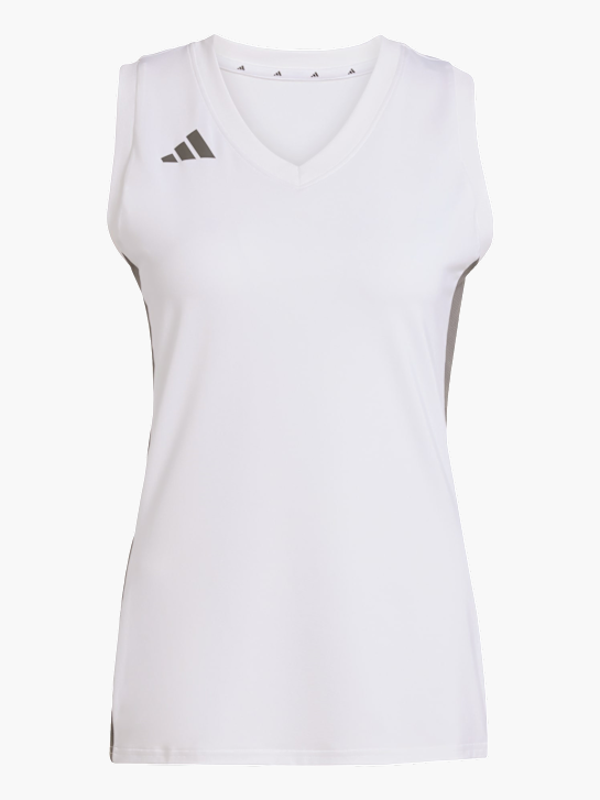 adidas Quickset ärmelloses Volleyballtrikot Weiß 141273 1