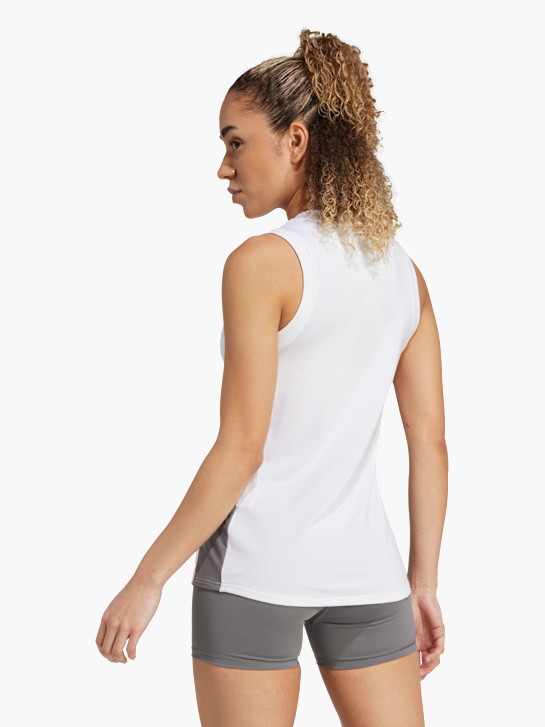 adidas Quickset ärmelloses Volleyballtrikot Weiß 141273 3