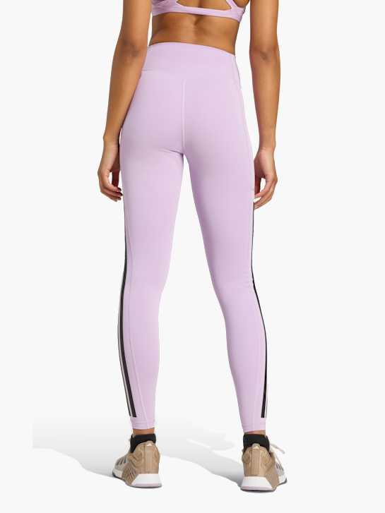 adidas Optime 3-Streifen Full Length Leggings Lila 142379 3