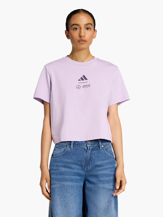 adidas MERCEDES - AMG PETRONAS FORMULA ONE TEAM T-SHIRT Lila 143357 2