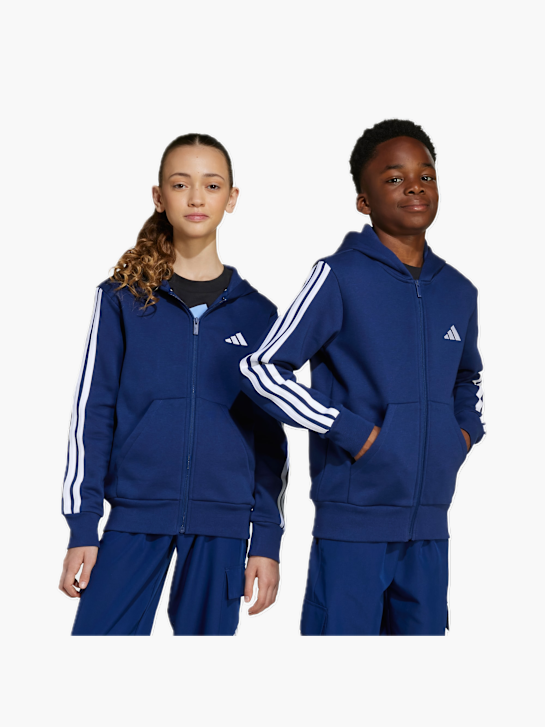 adidas Essentials Kids Kapuzenjacke Blau 132349 2