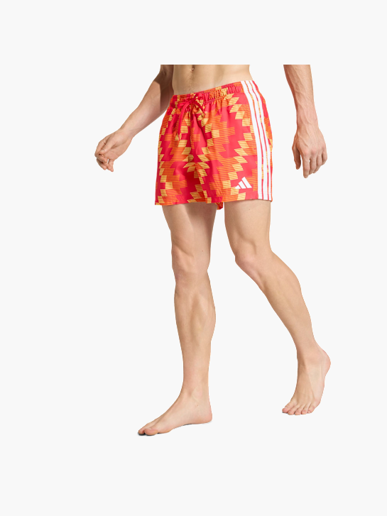 adidas 5-Inch&nbsp;Badeshorts mit fußball-inspirierter Grafik Orange 157390 2