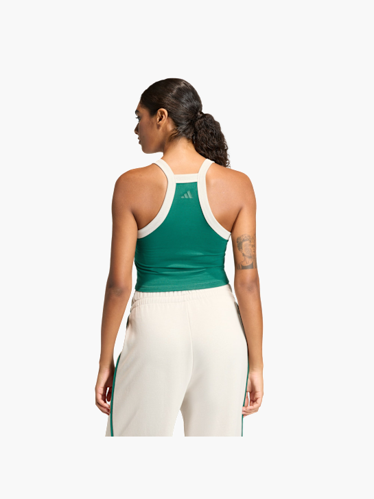 adidas Seasonal Essentials Colorpop Tanktop mit aufgestickter Grafik Grün 156080 3
