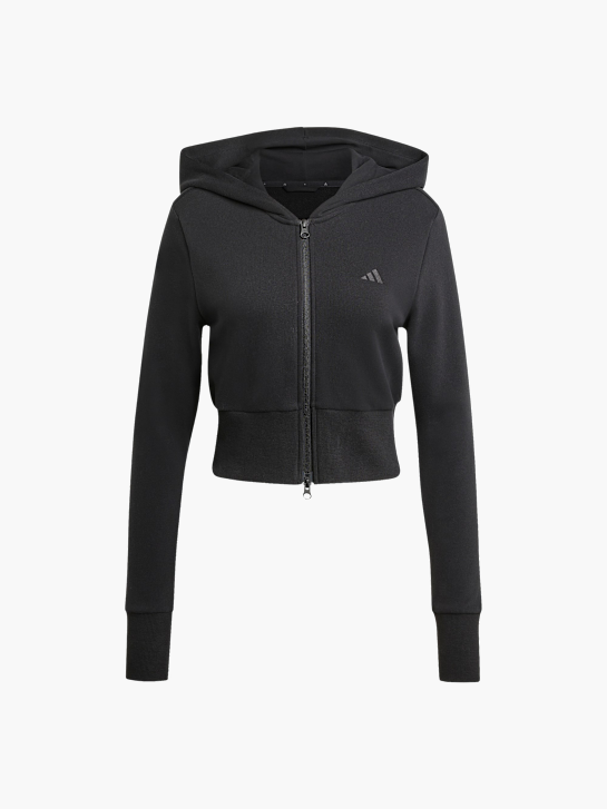 adidas Seasonal Essentials French Terry Track Top mit durchgehendem Reißverschluss Schwarz 156343 1