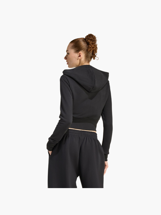 adidas Seasonal Essentials French Terry Track Top mit durchgehendem Reißverschluss Schwarz 156343 3