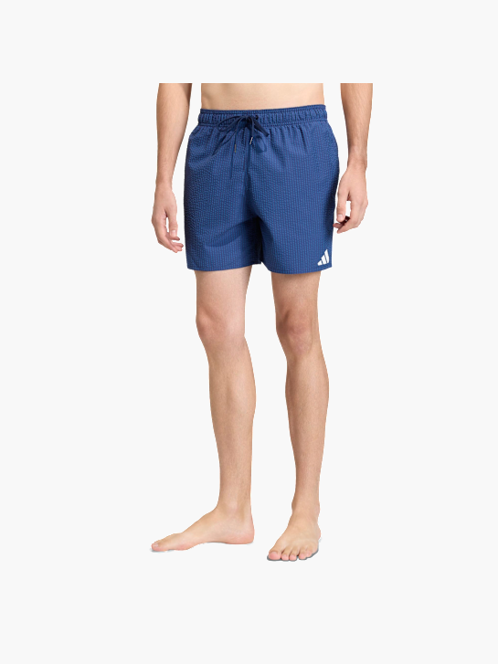 adidas Seersucker Gestreifte Badeshorts 5 Zoll Blau 156306 2