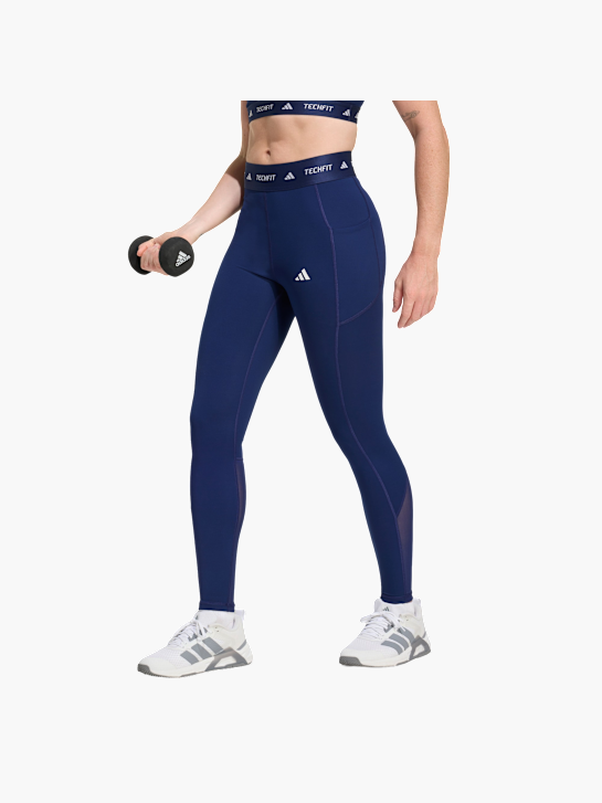 adidas TECHFIT Stash Pocket Full-Length Leggings Blau 156242 2