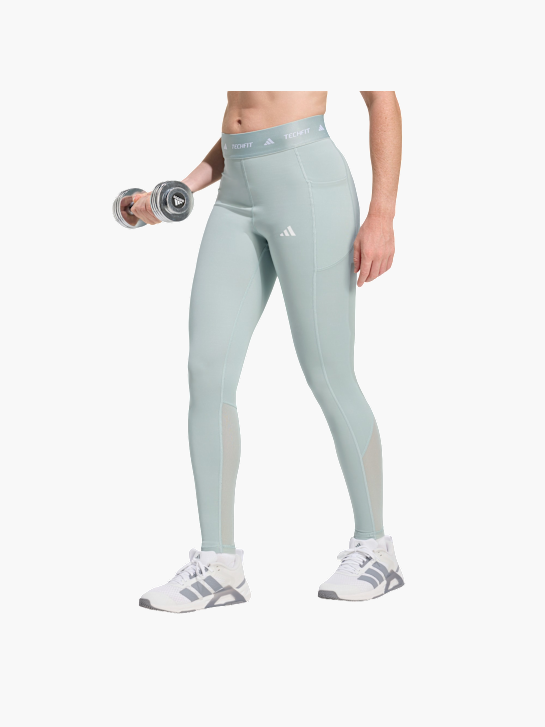 adidas TECHFIT Stash Pocket Full-Length Leggings Mint 156243 2