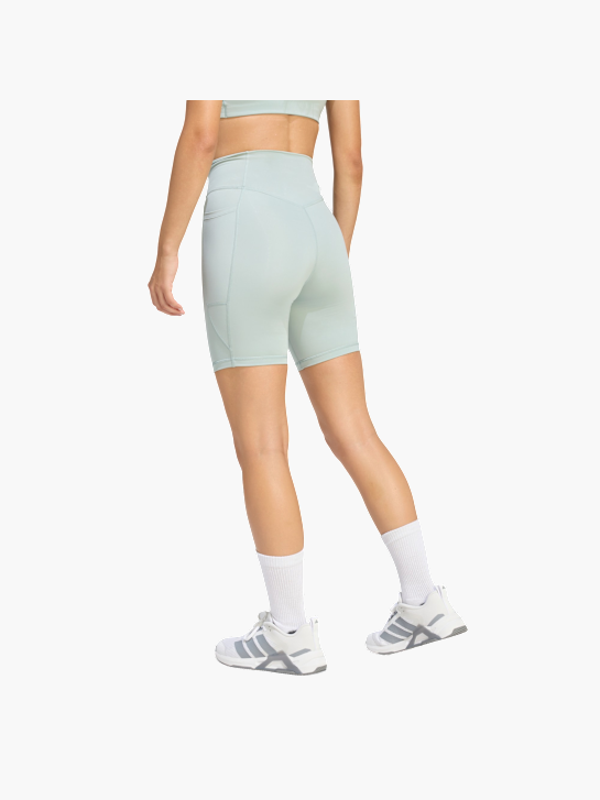 adidas Optimé Essentials kurze Leggings mit Tasche, 18 cm Grün 156241 3