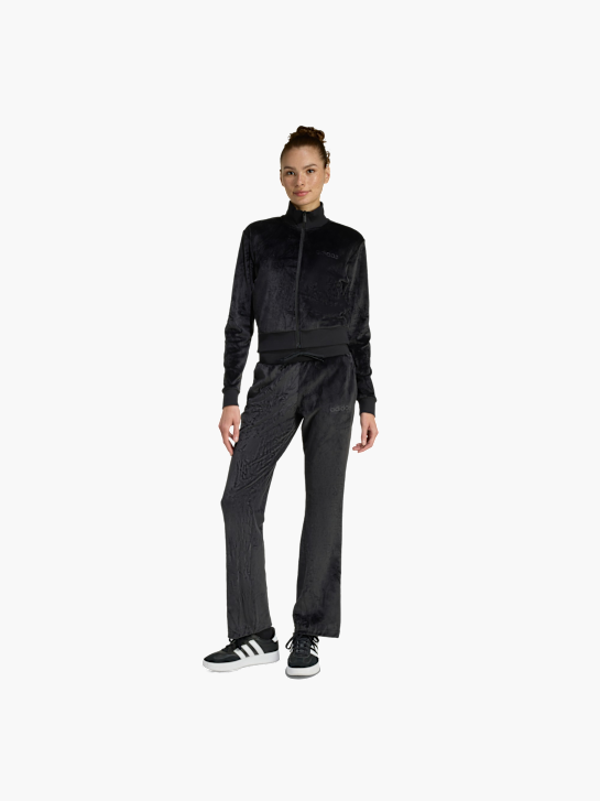adidas Glam Velvet Trainingsanzug Schwarz 156611 2