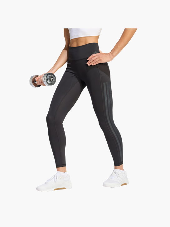 adidas Optime Workout 3-Streifen 7/8 Leggings Schwarz 156106 2