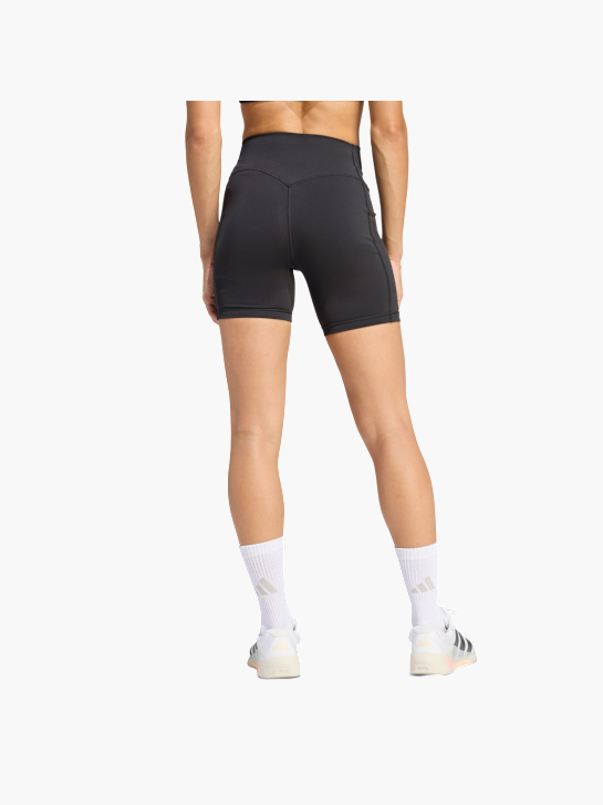adidas Optime Workout 3-Streifen kurze Leggings Schwarz 156892 3