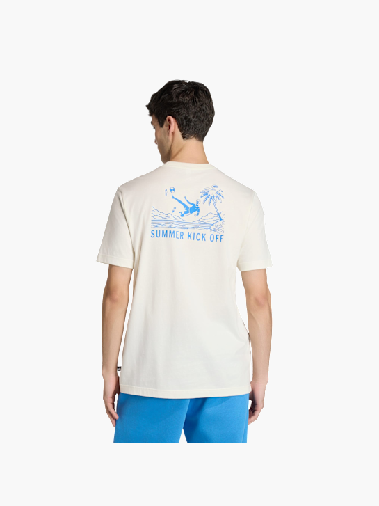 adidas SUMMER&nbsp;SLIDES&nbsp;SPORT GRAFIK-T-SHIRT Weiß 157315 3