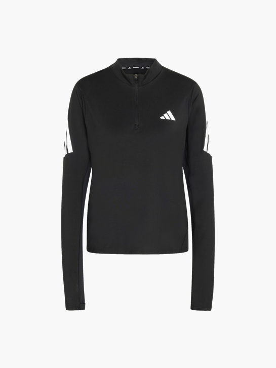 adidas adi365 Iconic Running Pullover mit Reißverschluss bis zur Brust Schwarz 156808 1