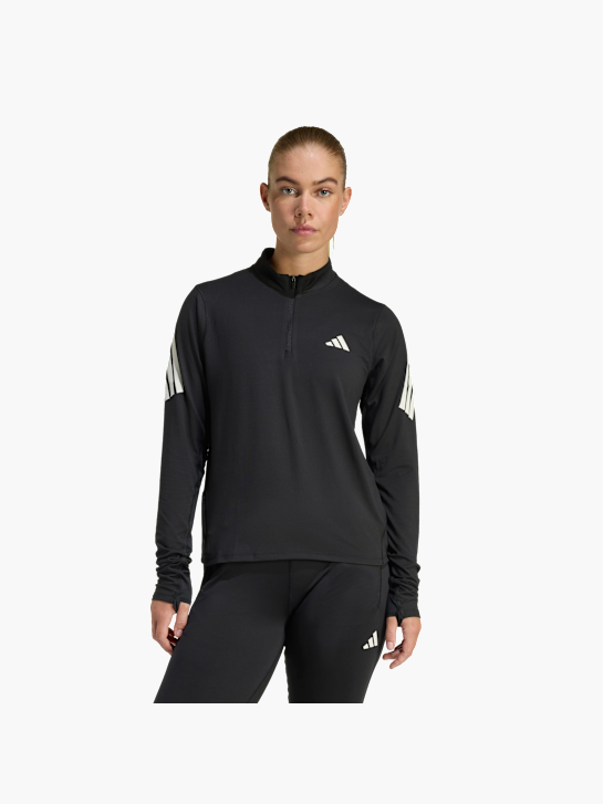 adidas adi365 Iconic Running Pullover mit Reißverschluss bis zur Brust Schwarz 156808 2