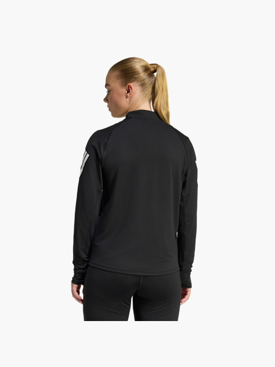 adidas adi365 Iconic Running Pullover mit Reißverschluss bis zur Brust Schwarz 156808 3