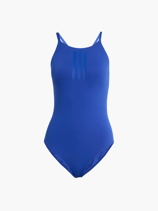 adidas 3-STREIFEN HIGH NECK 2-WAY STRAPS PEACHSOFT BADEANZUG Blau 156169 1