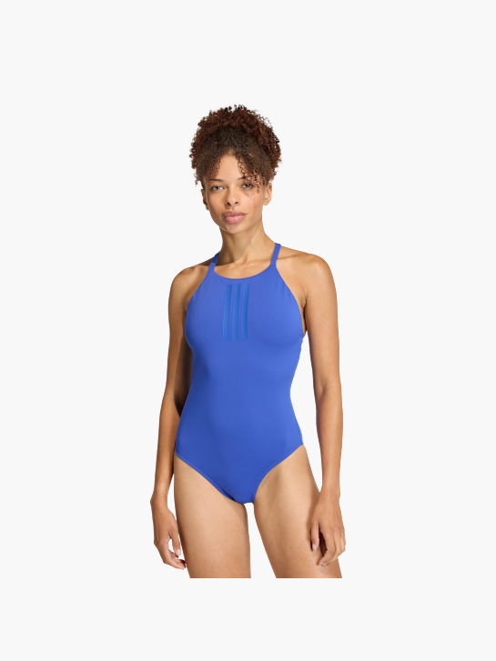 adidas 3-STREIFEN HIGH NECK 2-WAY STRAPS PEACHSOFT BADEANZUG Blau 156169 2