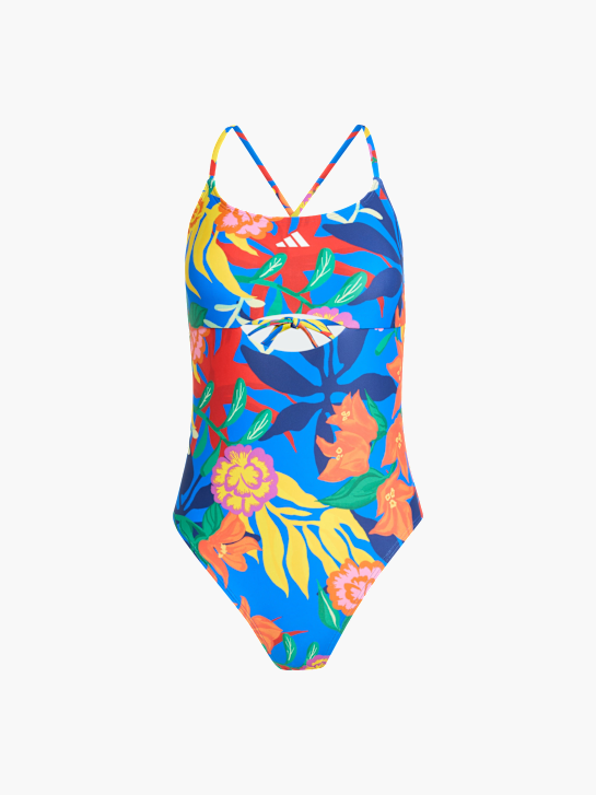 adidas MEXICANA FLORALS BADEANZUG MIT BINDEDETAILS IM RÜCKEN Blau 157332 1