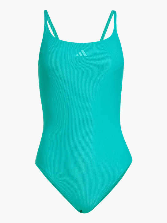 adidas Iconisea Ribbed Padded Thin Straps Badeanzug Grün 141453 1