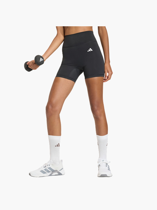 adidas Optime Essentials Workout kurze Leggings Schwarz 156194 2